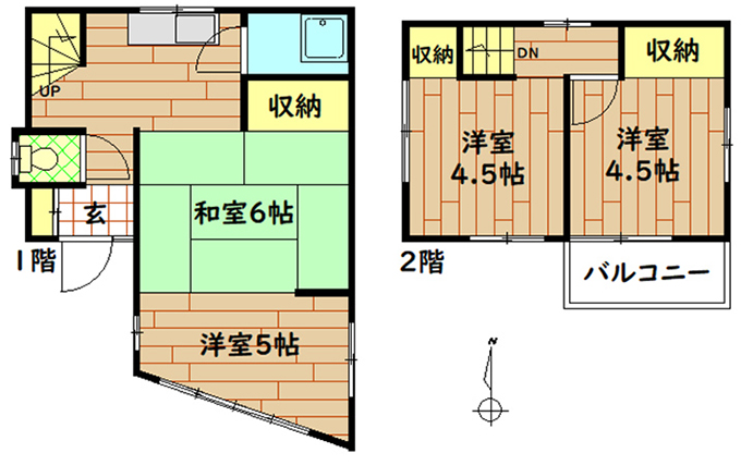 川越市木野目　【穏やかな郊外の古家】